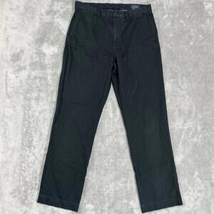 Polo Ralph Lauren Chino Pants Mens Size 32x32 Cotton Black Khaki Casual